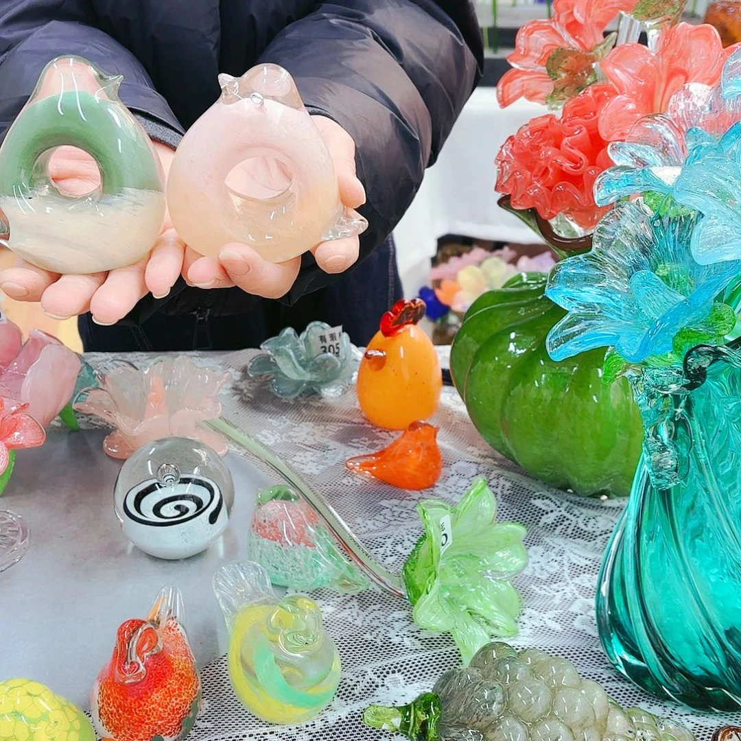 福利不退不换琉璃花瓶艺术品