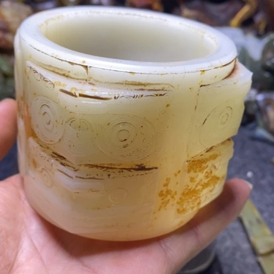 和田玉把件未镶嵌a****J