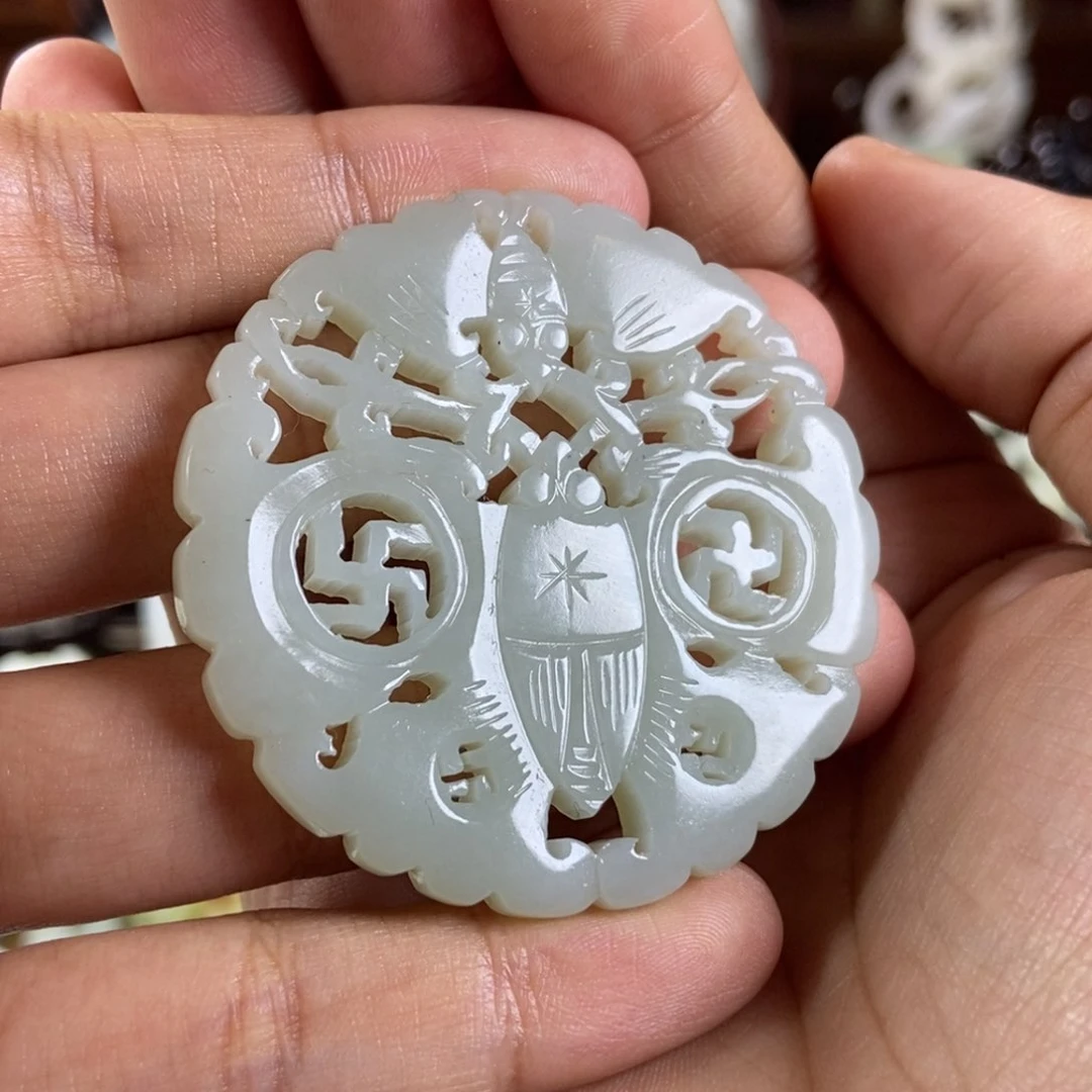 和田玉挂件未镶嵌用*