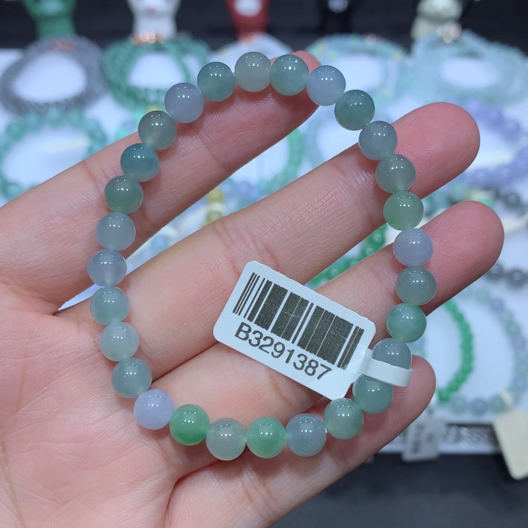 翡翠未镶嵌手串天然