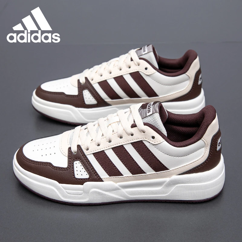 adidas阿迪达斯运动鞋男女同款冬季轻便低帮小白鞋百搭板鞋JR5232