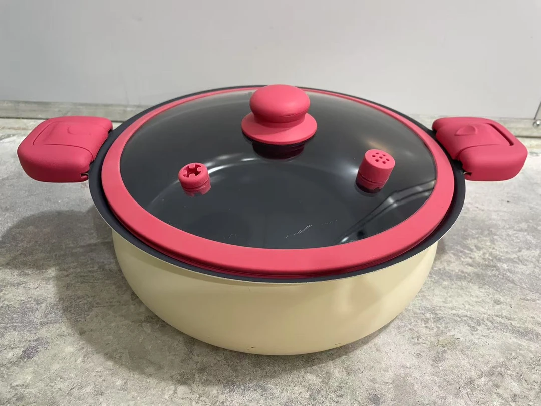 微压锅汤锅多功能大容量家用低压锅燃气煤气陶炉专用