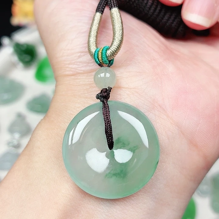 颈饰未镶嵌翡翠缅甸天然A货翡翠