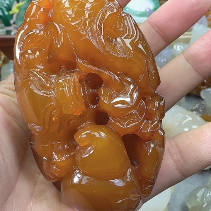 玛瑙/玉髓合金摆件