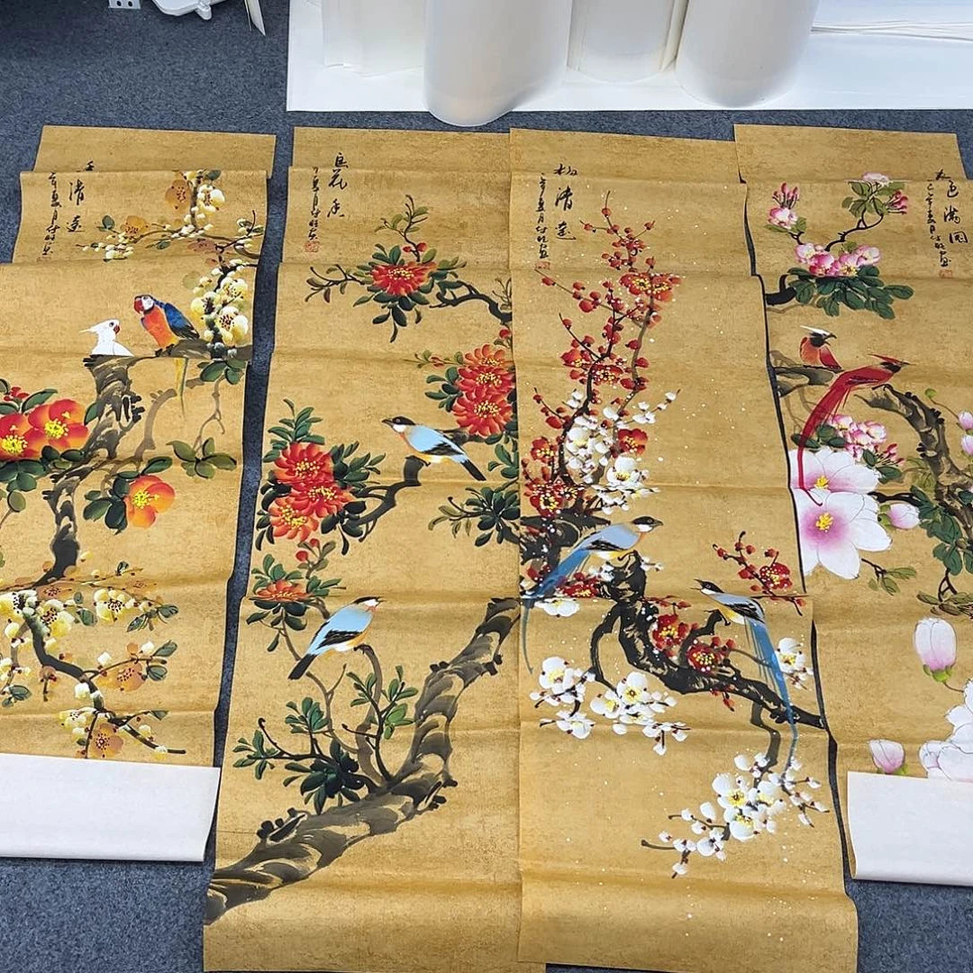 国画纯手绘作品欣赏