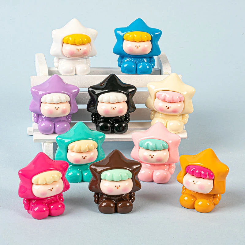 【直播拆】许愿+九宫格许愿星莉莉丝树脂diy摆件