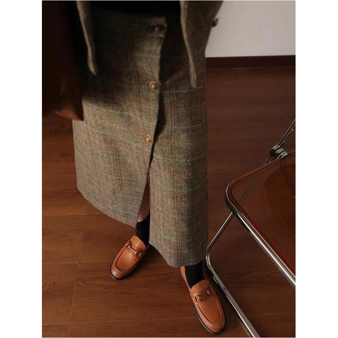 英伦风软底一脚蹬复古小皮鞋 9002/CA-0526