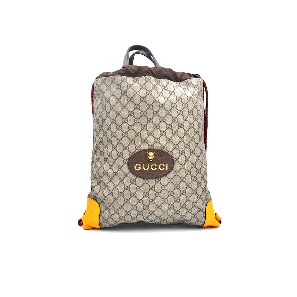 95新 GUCCI/古驰 97新限量虎头老花系列手提双肩包36*40/42357