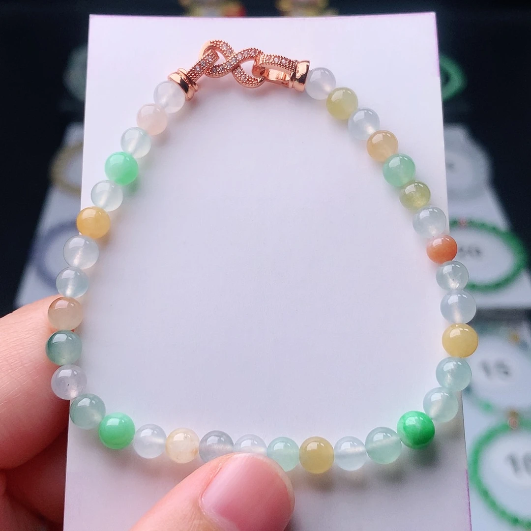 未镶嵌手串翡翠翡翠