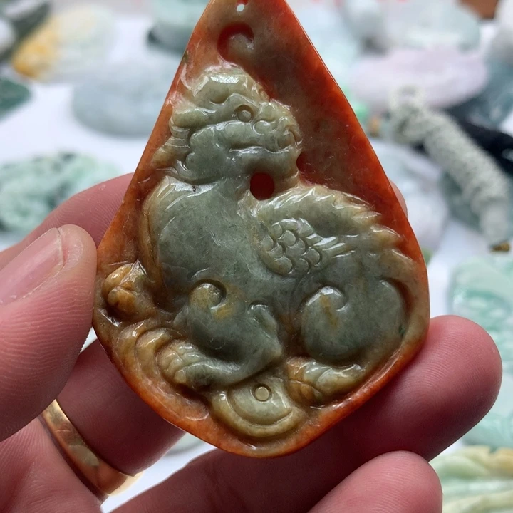 颈饰未镶嵌翡翠保真天然a货翡翠