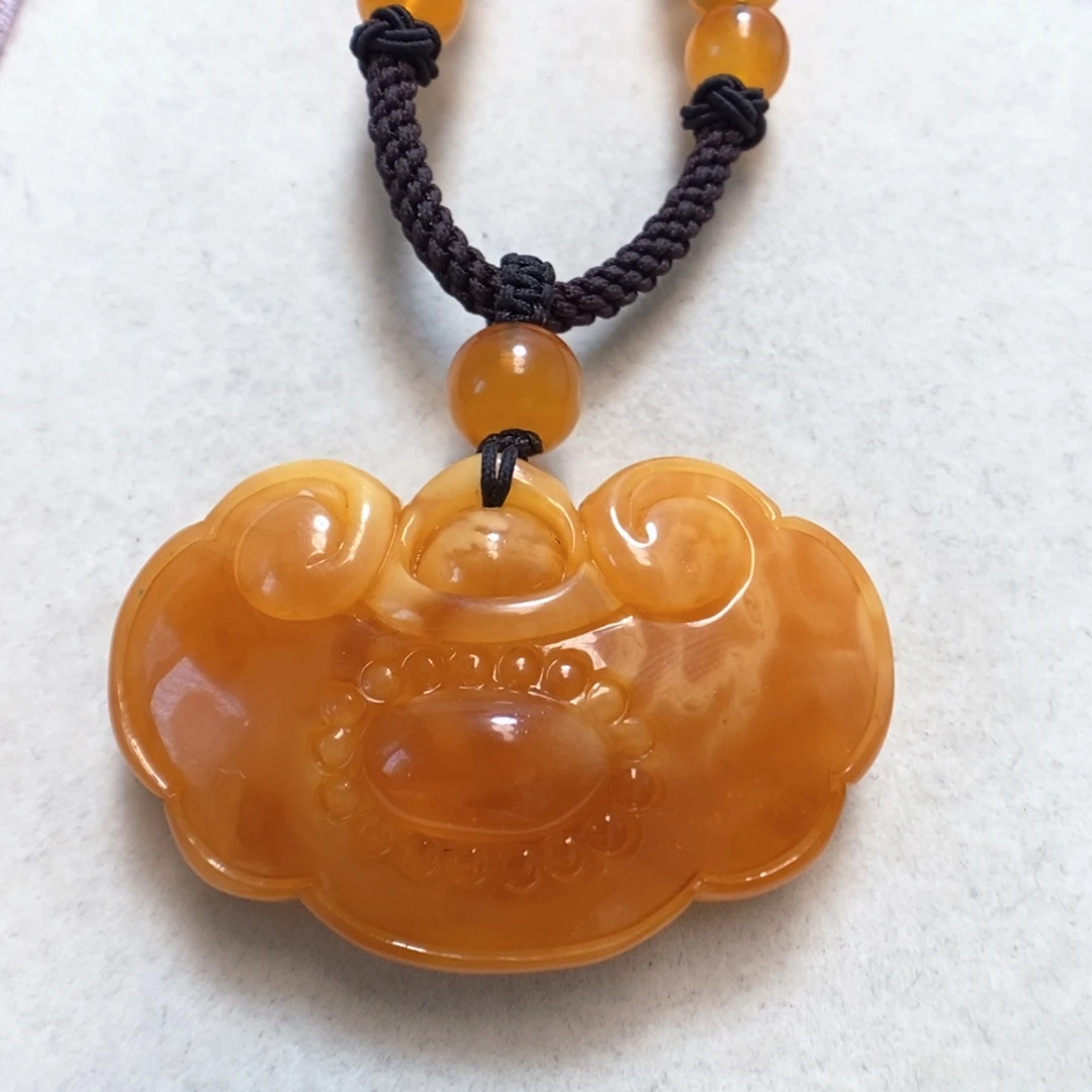 蜜蜡颈饰未镶嵌蜜蜡