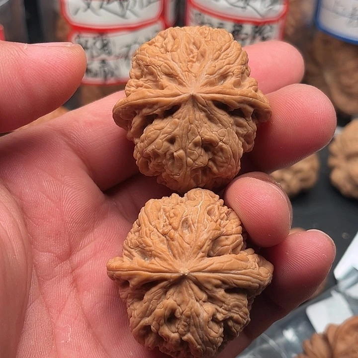 文玩核桃把件粗筋40