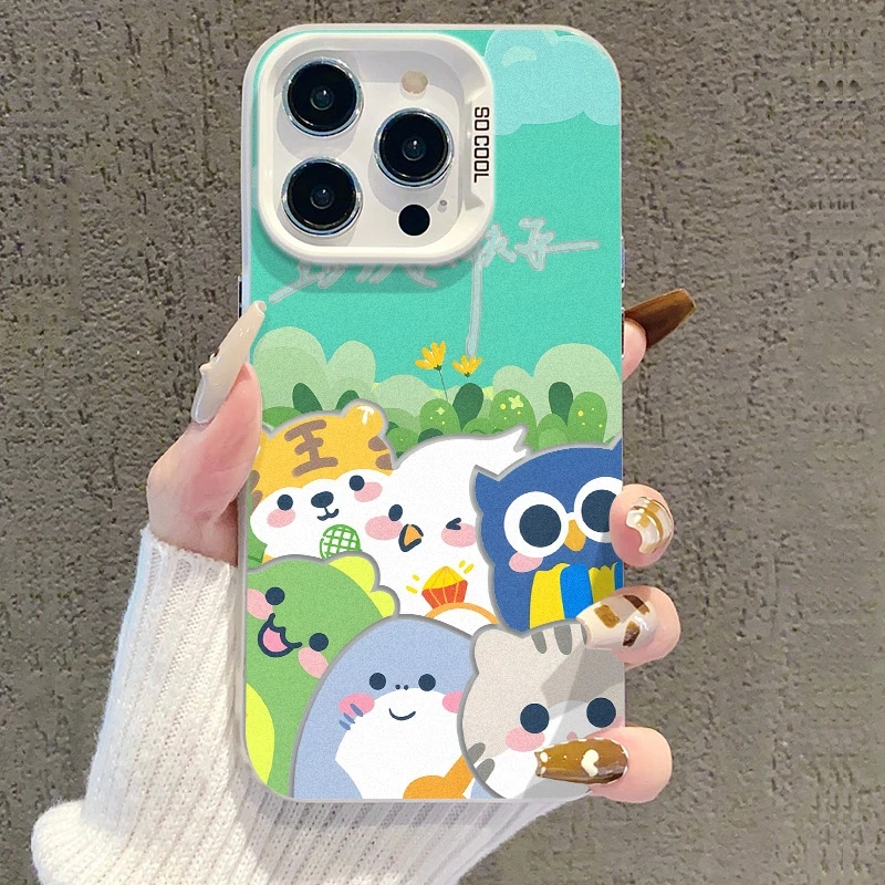 明星再就业彩银可爱手机壳适用于多类型机型日韩ins涂鸦高级透明