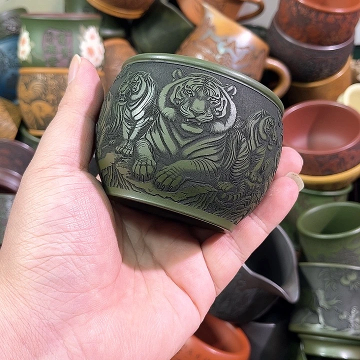 茶杯紫砂全手工紫砂主人杯