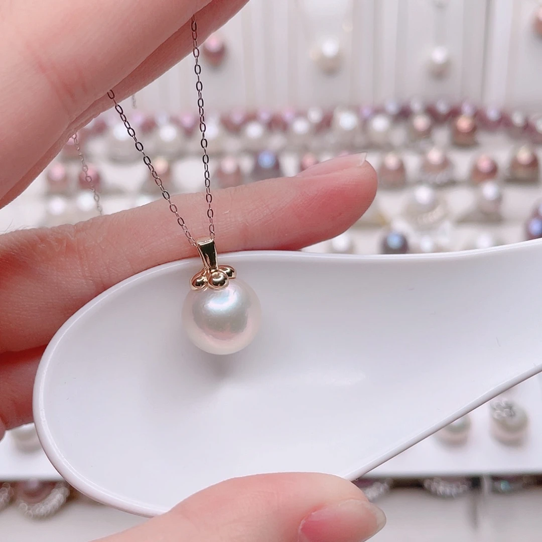 淡水珍珠吊坠(赠链)合金
