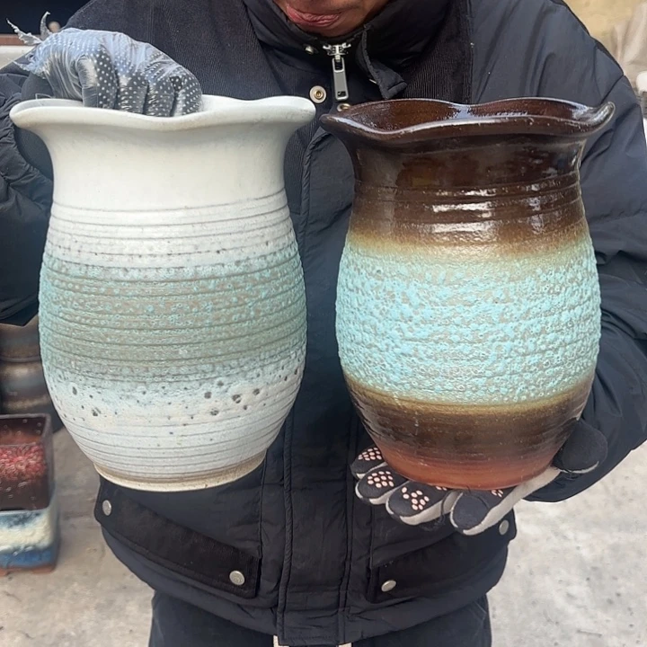 红陶泡泡口径15高度20两个