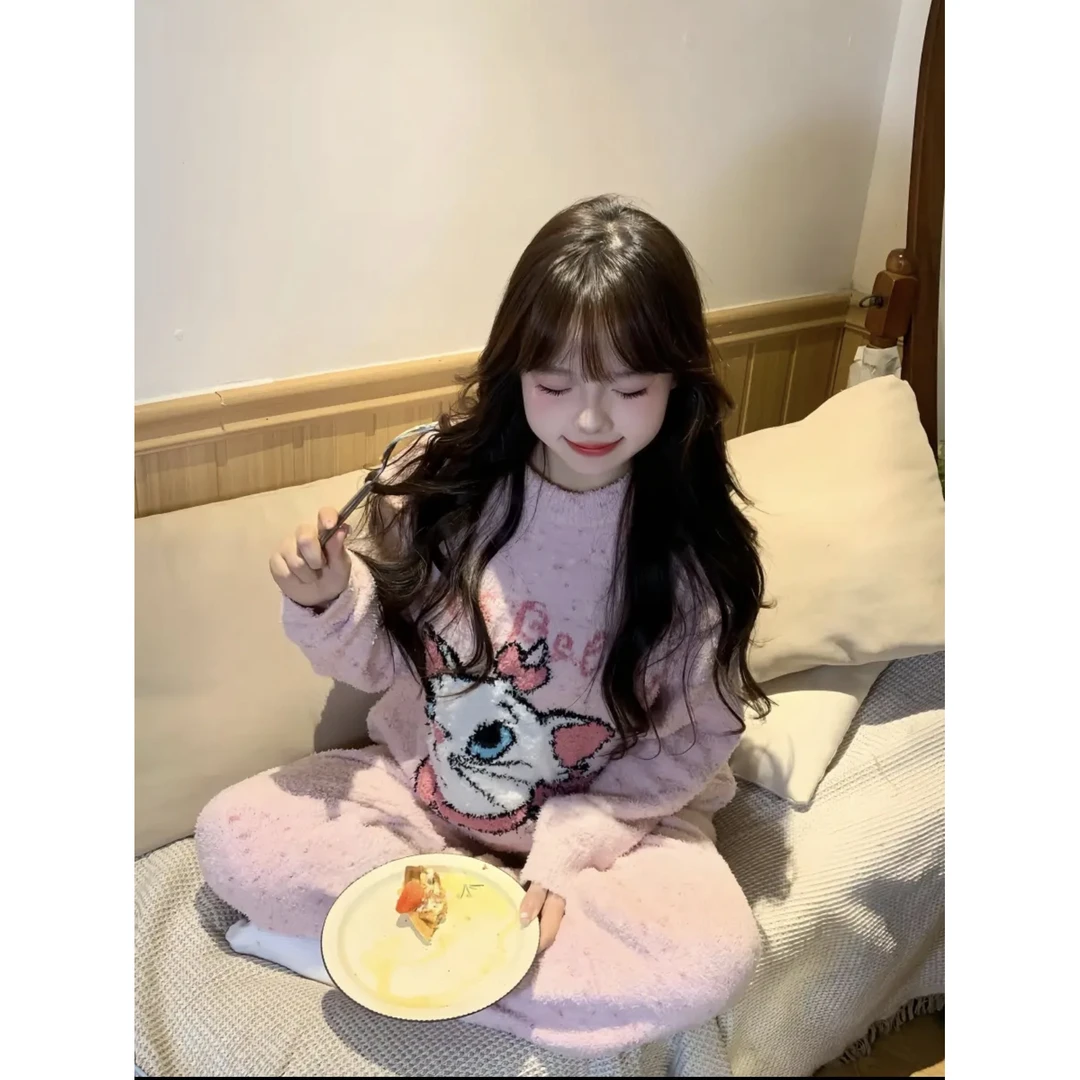 可可爱爱软绵绵玛丽猫家居服套装