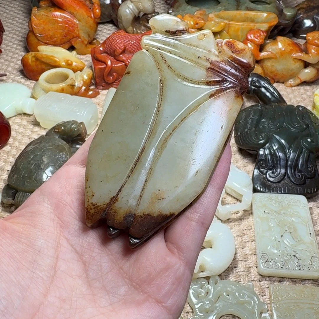 白玉菩提吊坠挂件