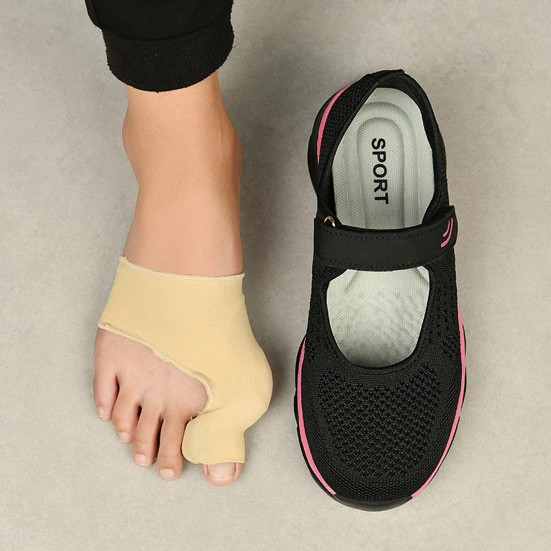 足力健防滑宽头老人鞋女鞋软底防滑大脚骨加肥胖脚奶奶老北京布鞋