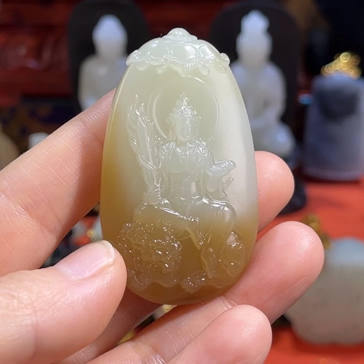 和田玉（糖玉）未镶嵌颈饰