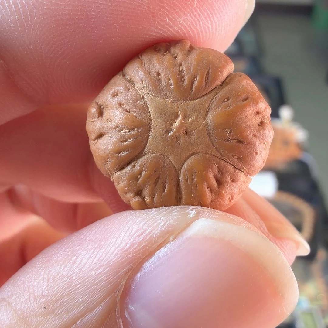 凤眼菩提吊坠3574三通裂了