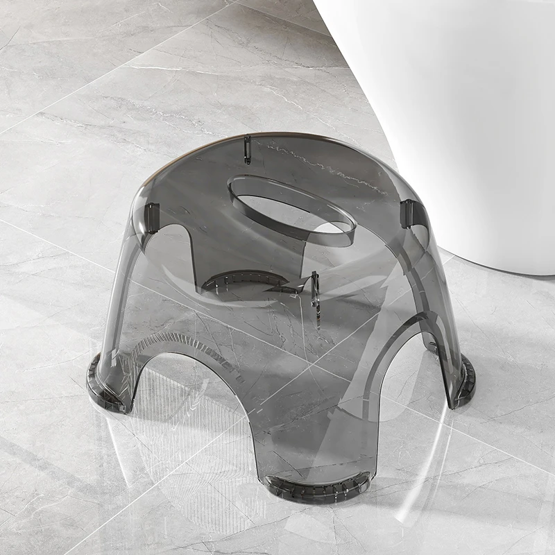 透明小凳子小板凳换鞋凳水晶防滑塑料凳脚踏凳儿童家用加厚凳