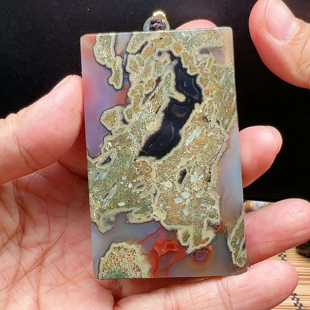 未镶嵌玛瑙/玉髓珠宝半成品