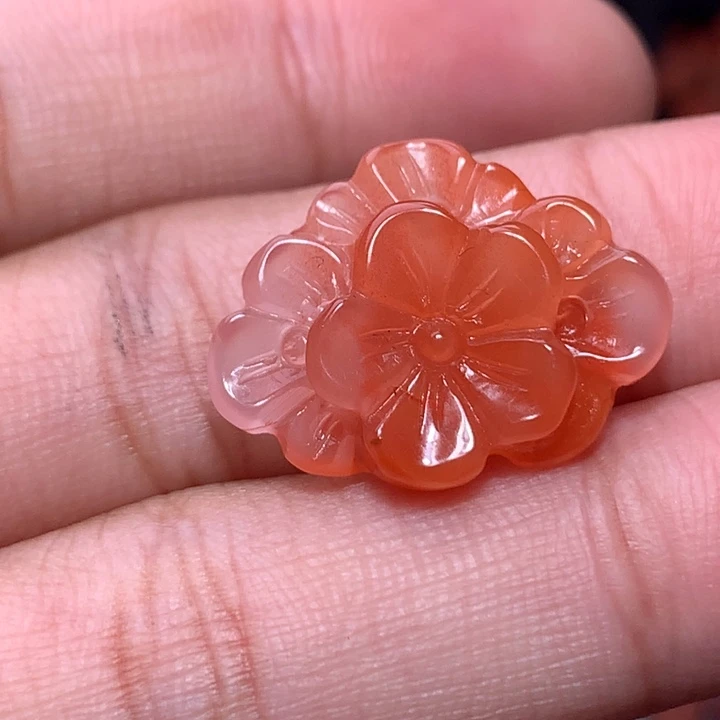 未镶嵌南红南红玛瑙花