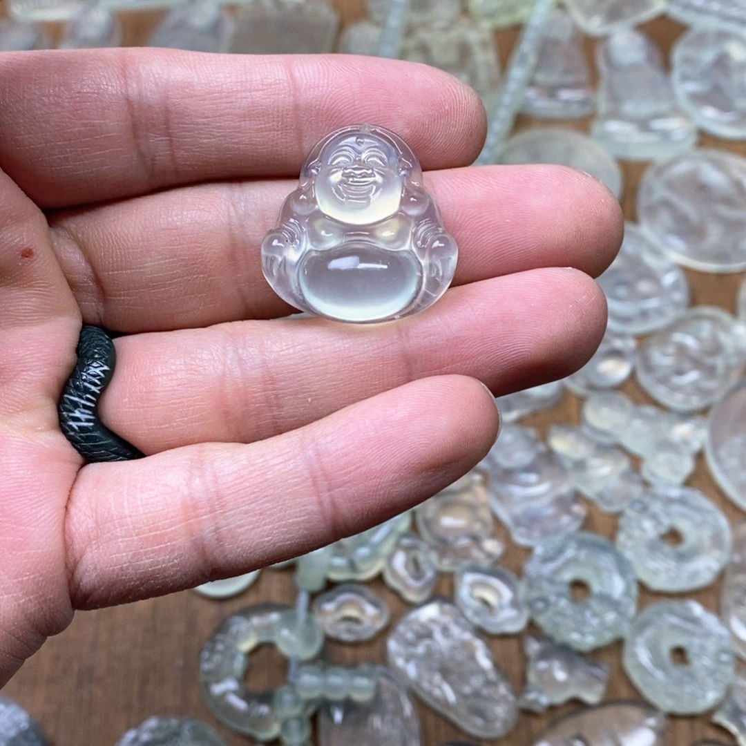 岫玉吊坠(不含链)未镶嵌