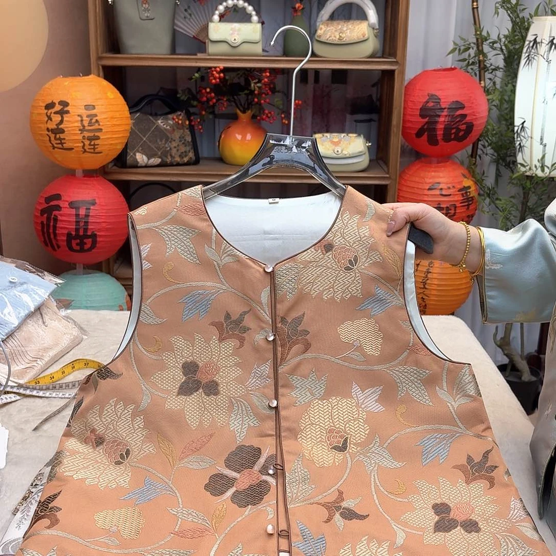 刺绣西阵织马甲M码102