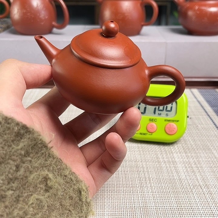 极***点宜兴原矿手工紫砂壶
