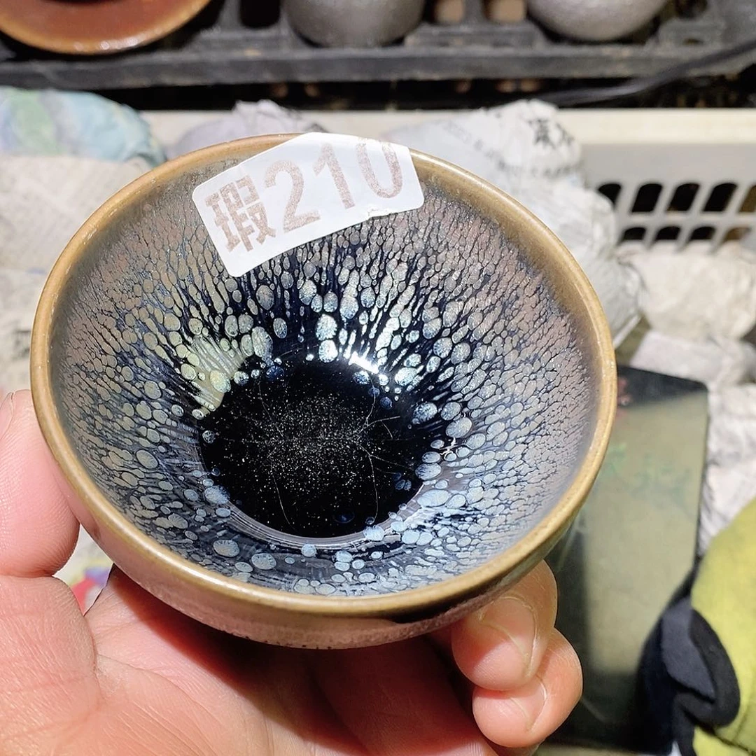 茶盏微瑕建盏主人杯子