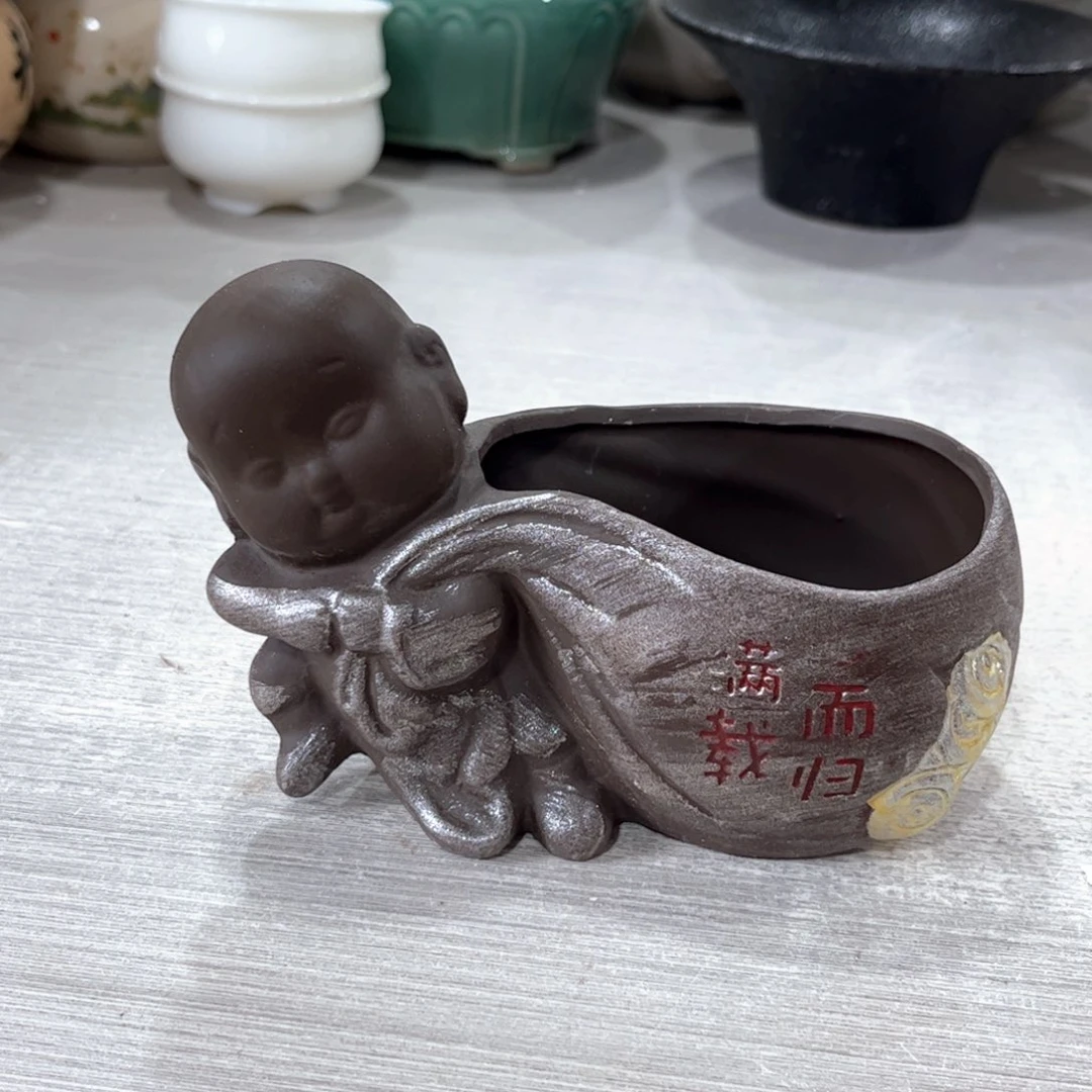 口径   8*7*6陶瓷绿植多肉微瑕花盆