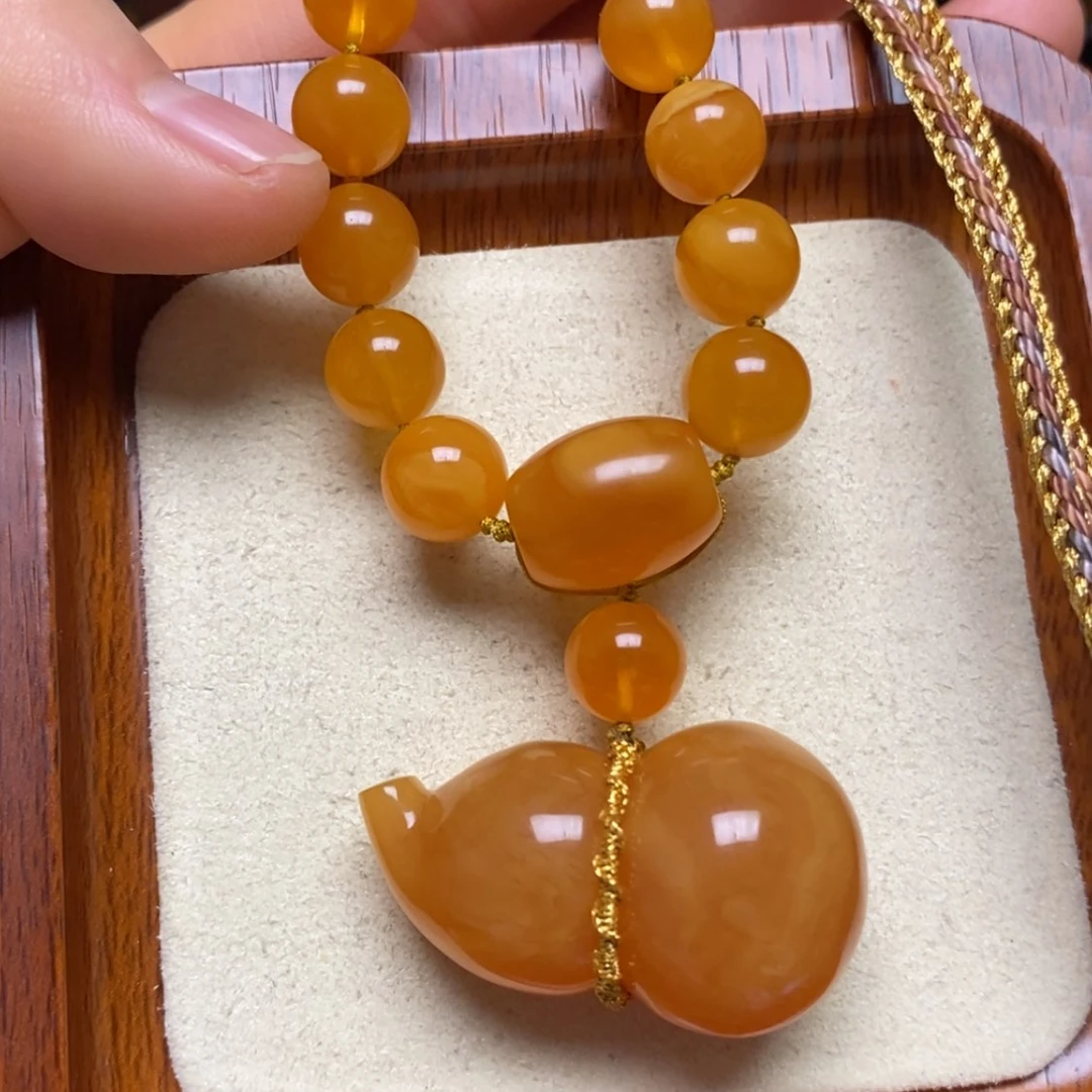 【闪购商品】蜜蜡颈饰未镶嵌项链