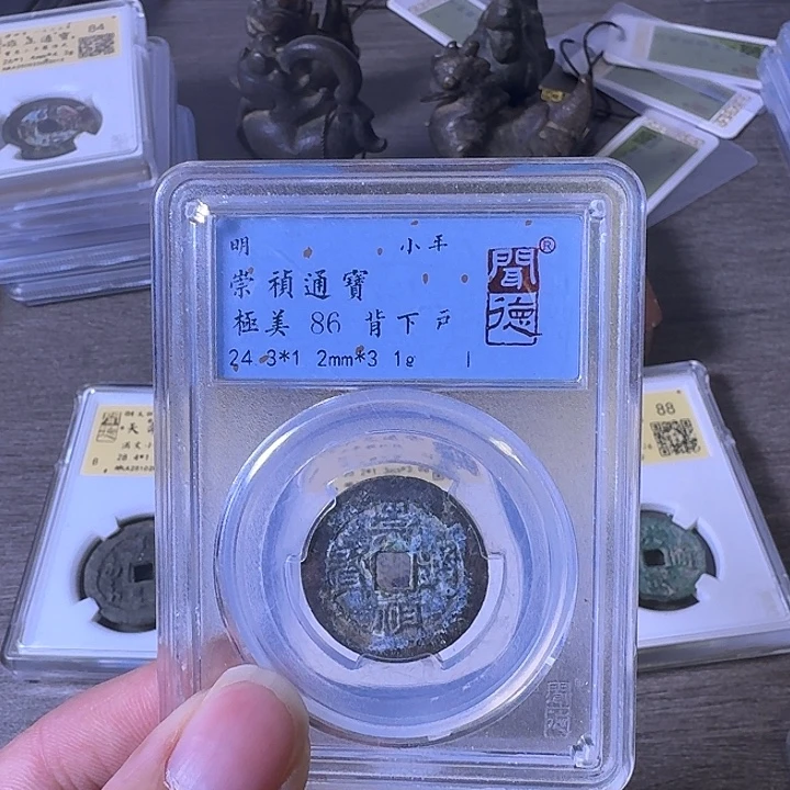 铜A闻博文化崇祯通宝