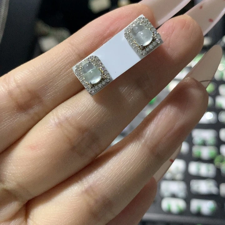 翡翠银S925镶嵌戒指