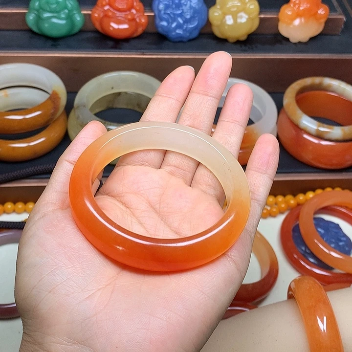 糖***心石英质玉未镶嵌手串