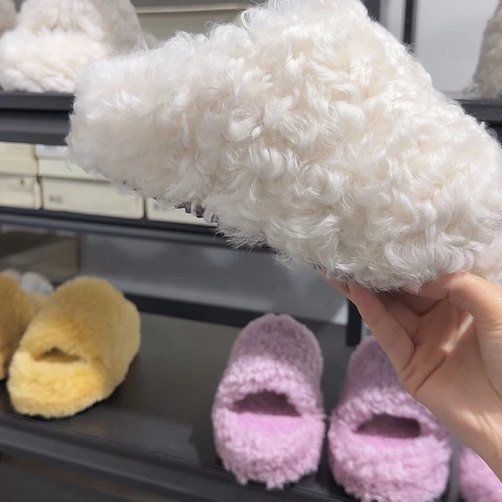 套趾款36白色卷毛包脚六厘米