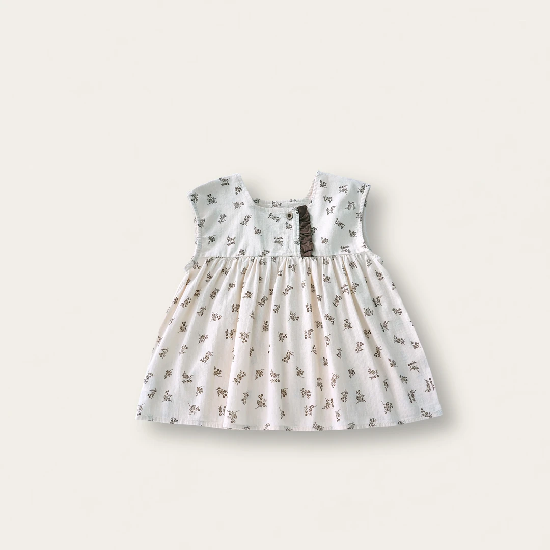 〖姐姐家〗2025夏款萌娃穿搭碎花可爱洋气背心 26536