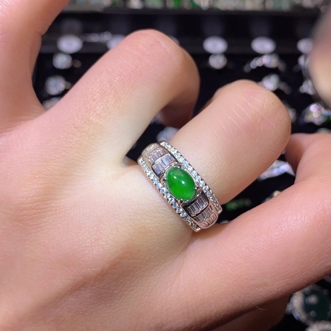 翡翠未镶嵌颈饰天然