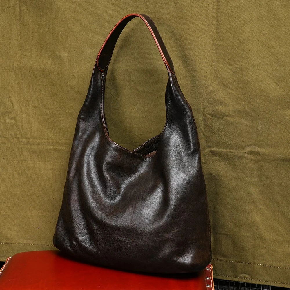 制道手工皮具斜挎包单肩大容量13240