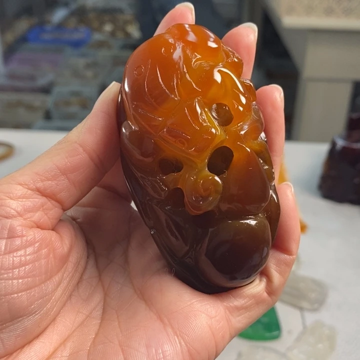 玛瑙/玉髓吊坠(不含链)未镶嵌