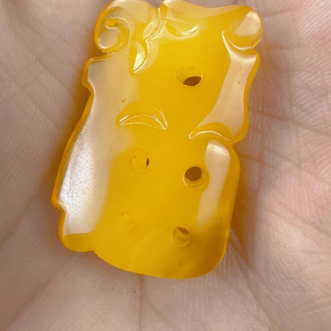 琥珀未镶嵌裸石全品 26×17.2×6.2mm