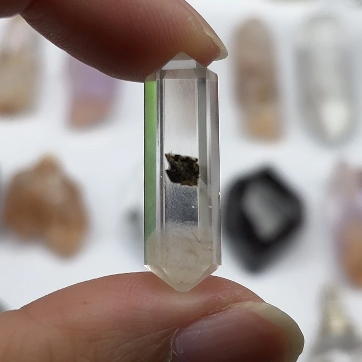 颈饰水晶未镶嵌黑幽灵水晶28mm+