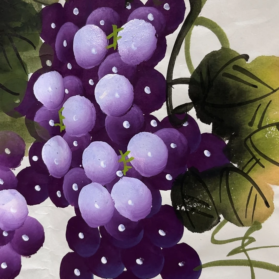 国画国画老师手绘作品