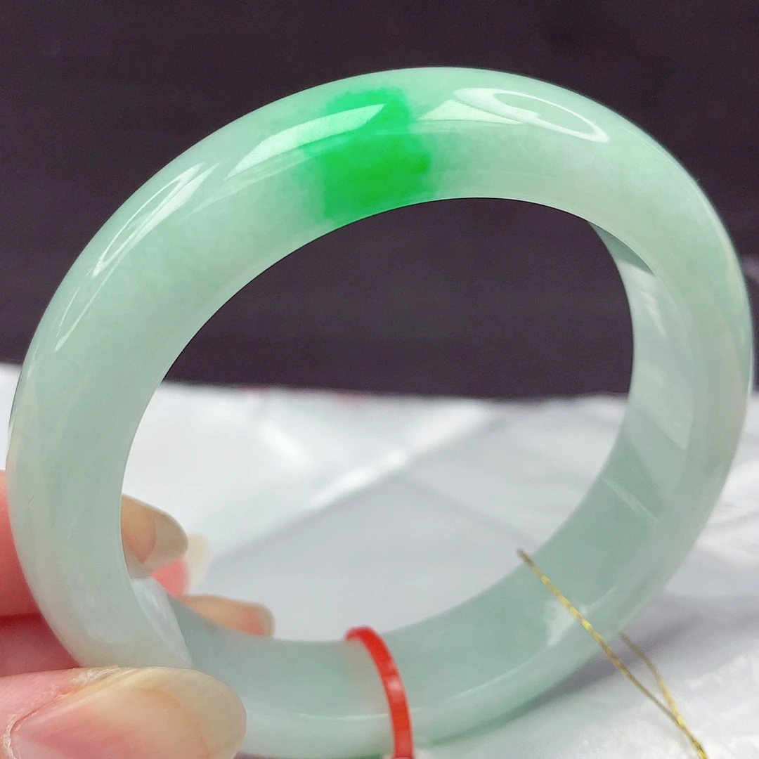 翡翠未镶嵌手镯53圈788