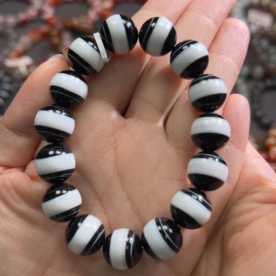 用***6玛瑙/玉髓未镶嵌手链