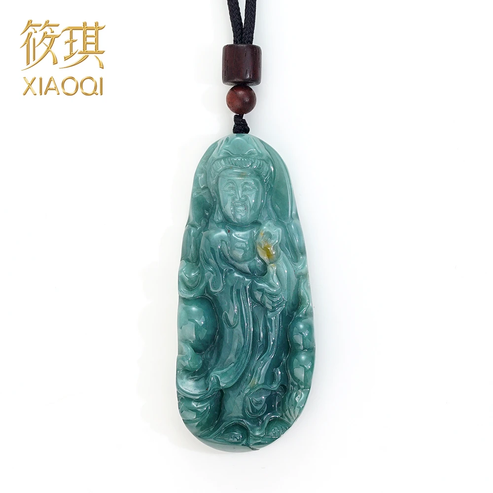 孤品翡翠观音挂件11818（Joyce娇姐）