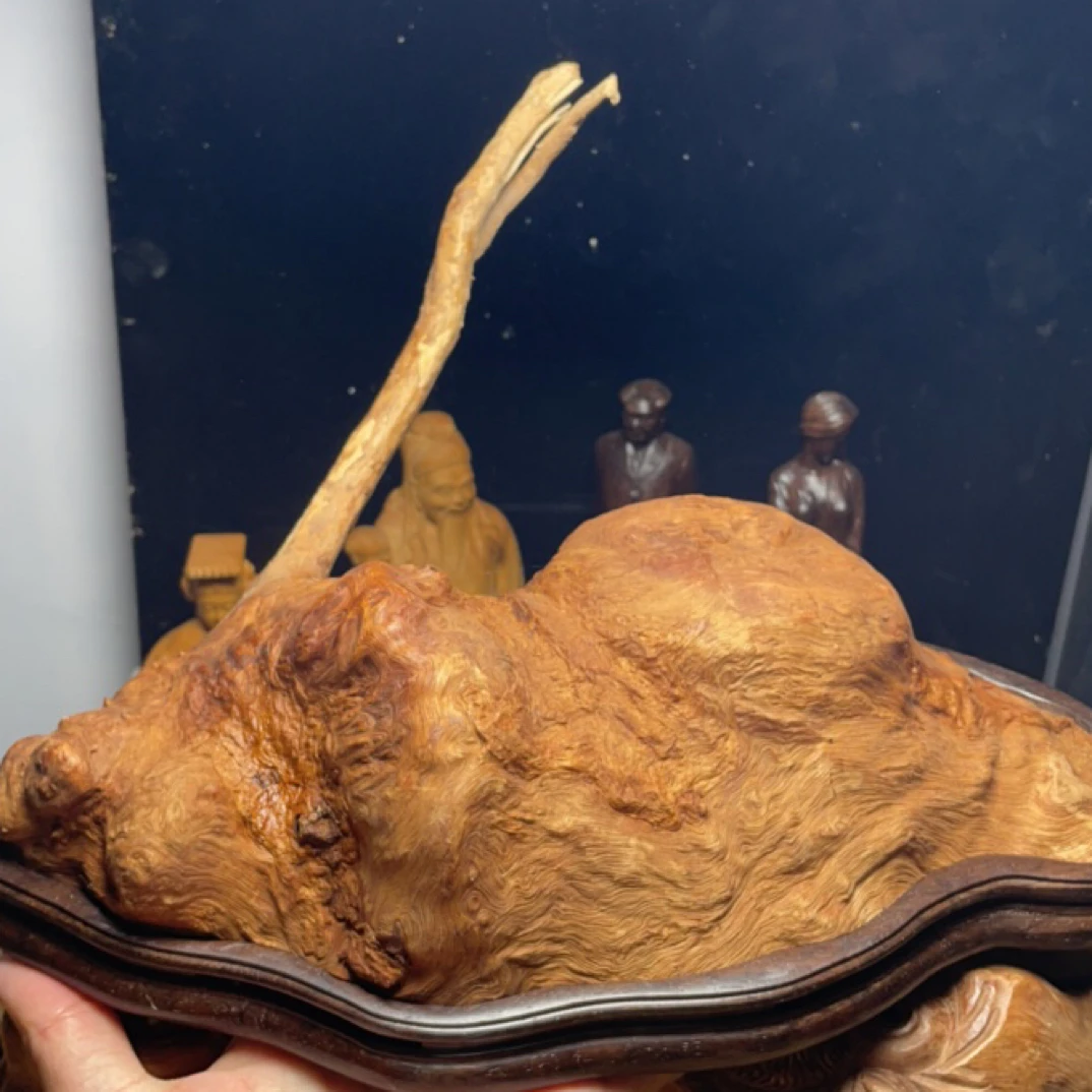 荔枝木随型天然香炉摆件