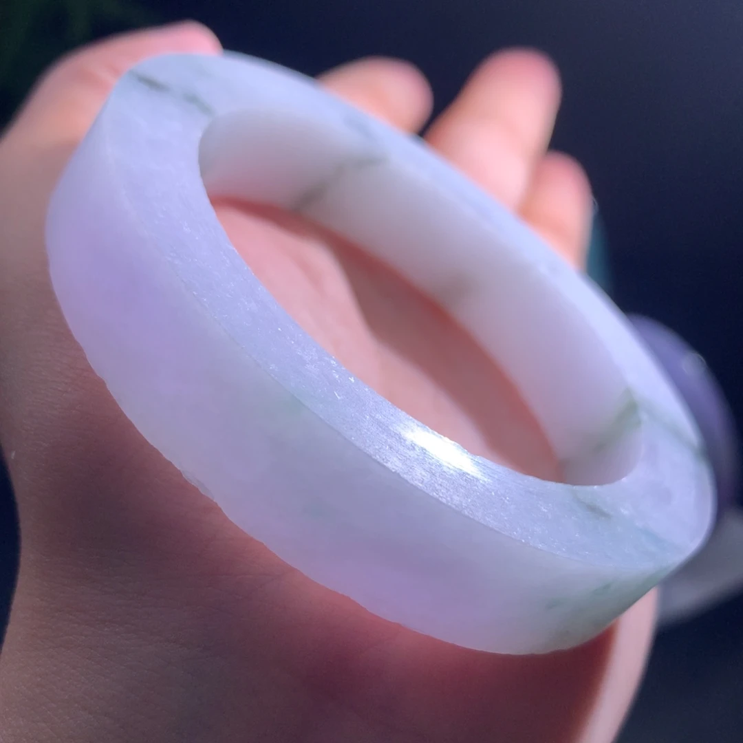 未镶嵌手镯定制翡翠小莫奈55-59